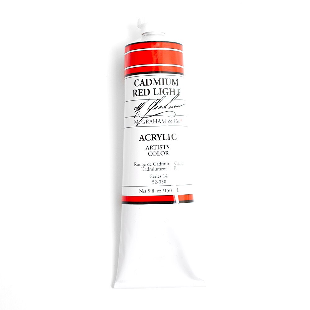 M. Graham & Co., Artists', Acrylic Paint, 5oz, Cadmium Red Light